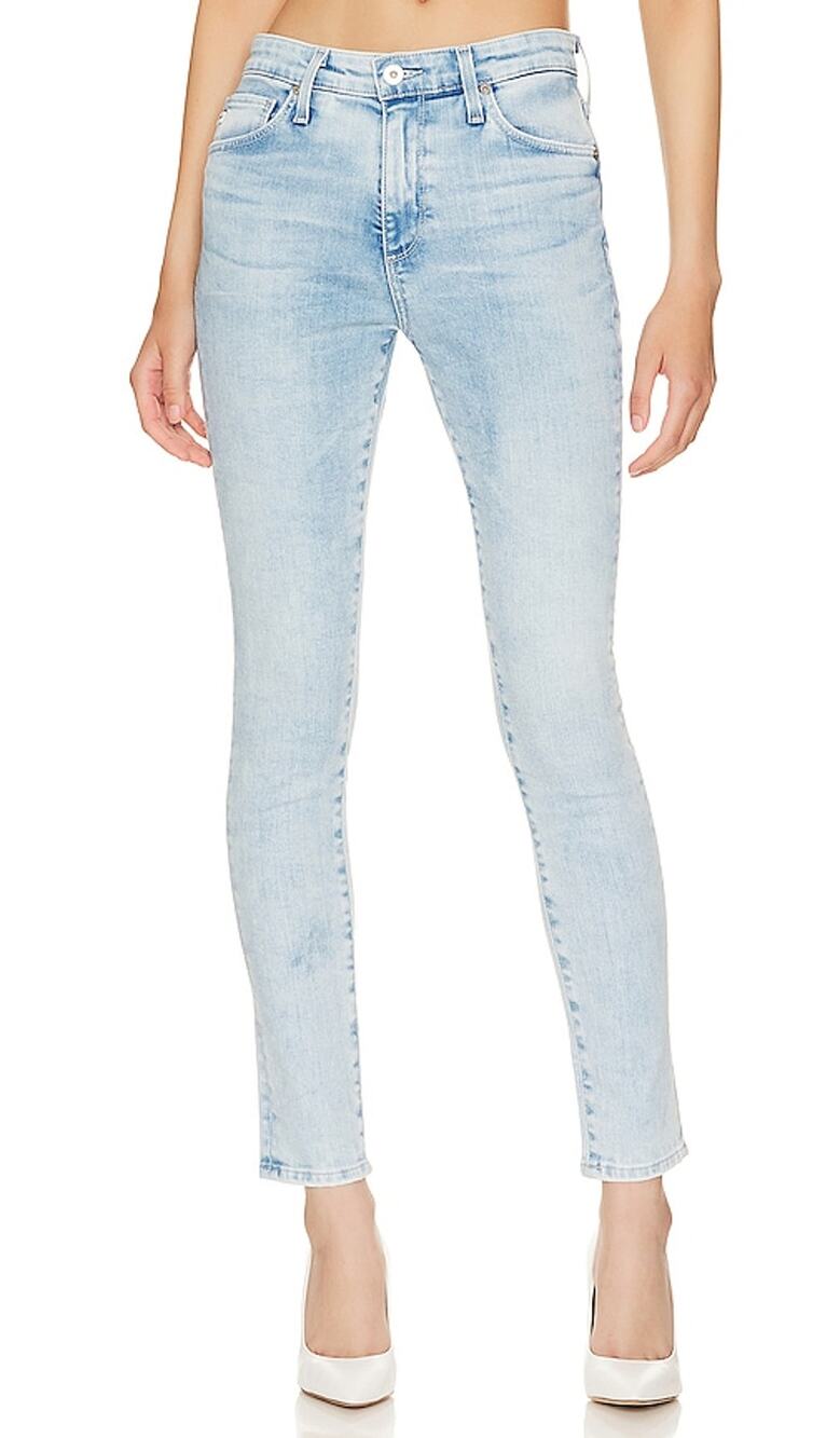 Ag Denim Jeans Slim Blue Farrah Ankle Pants Size 26